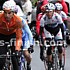 Frank et Andy Schleck pendant la cinquième étape de la Vuelta al Pais Vasco 2009